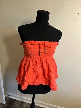 SO Coral Tube Top